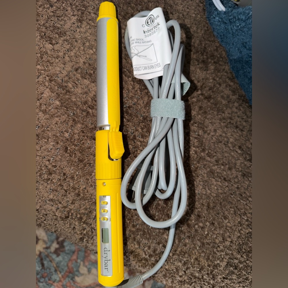 Drybar Yellow Ceramic Curling Iron